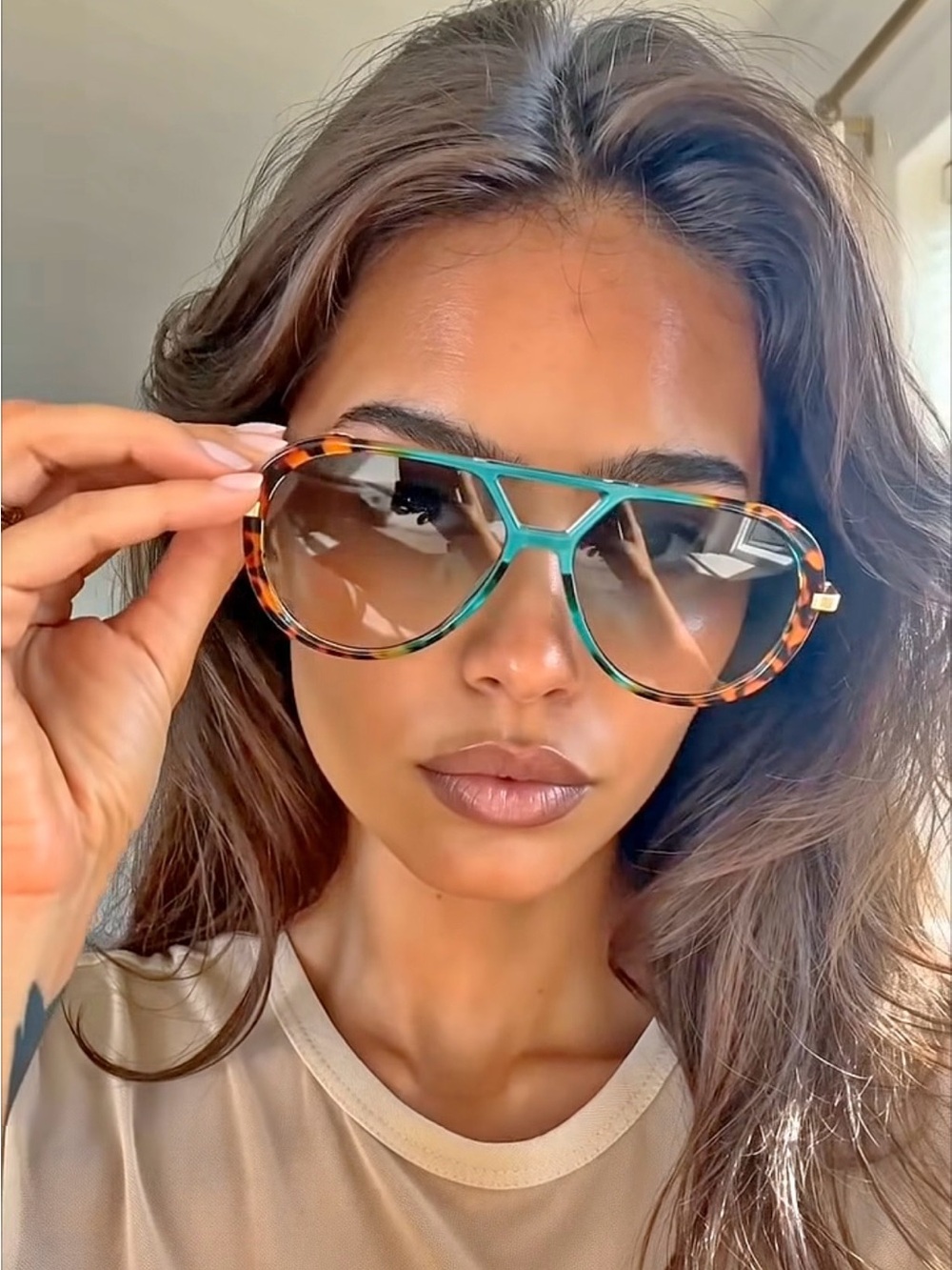 Jack Hafford Swagger Shades • Panther Aviator Sunglasses •